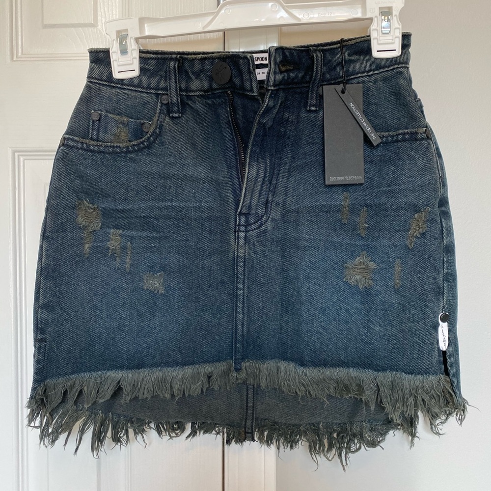 One Teaspoon denim skirt